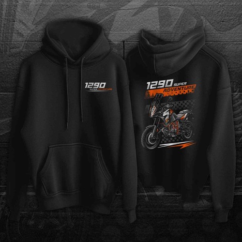 Felpa con cappuccio moto ktm - con,