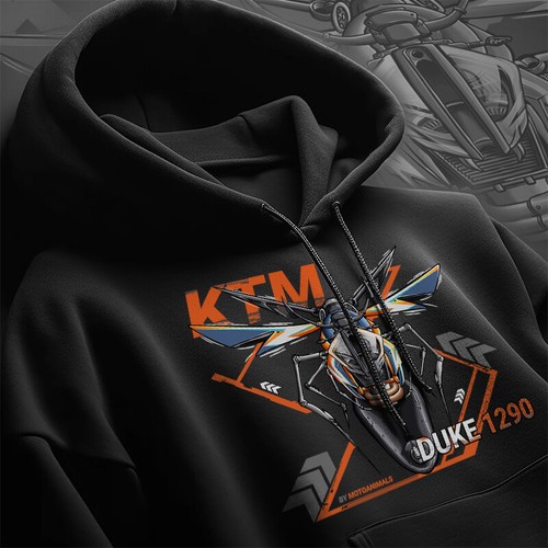 Felpa con cappuccio moto ktm - felpa,
