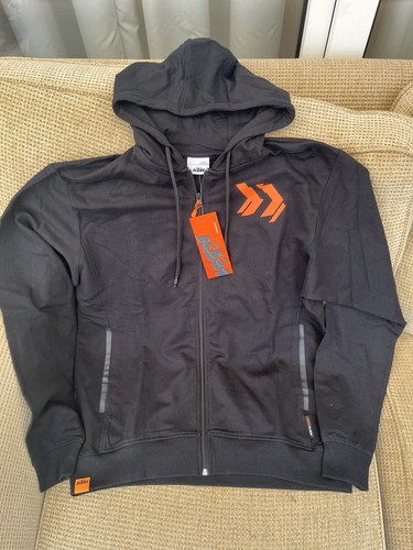 Felpa con cappuccio ktm - cappuccio, nera