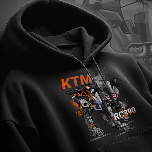 Felpa con cappuccio moto ktm - felpa,